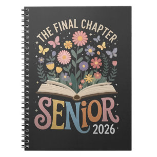 Caderno Espiral Blossom da graduação do Mais velho de capítulo fin