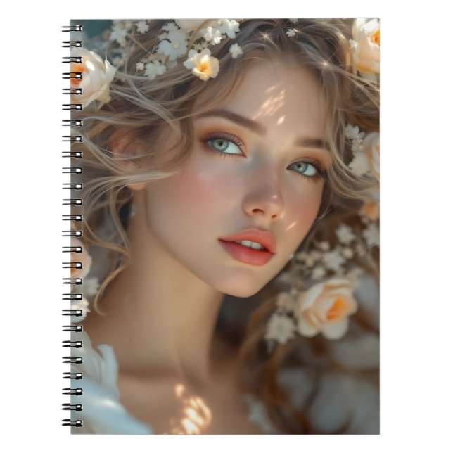 Caderno Espiral Blossom Seraph - Anjo da Primavera Grace (Frente)