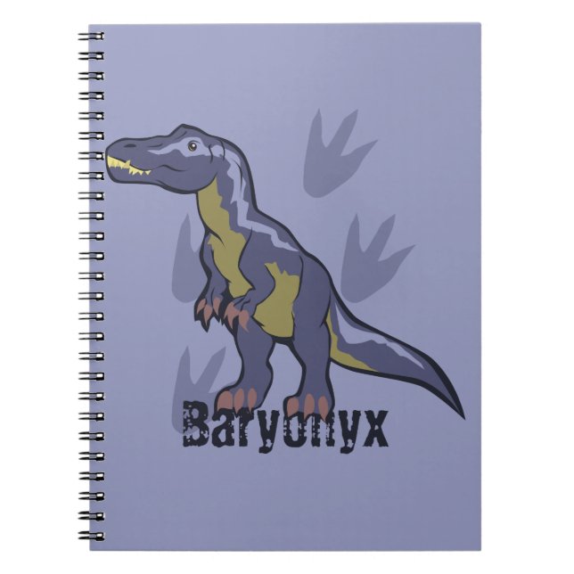 Caderno Espiral Blue Baryonyx (Frente)