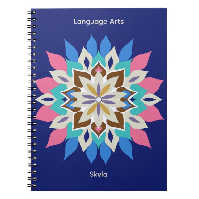 Caderno Espiral Blue Bayou (Frente)