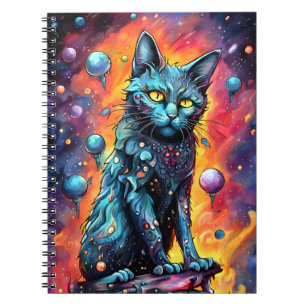 Caderno Espiral Blue Cat I