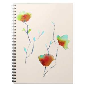Caderno Espiral Blue Hawaii - Folhagem tropical