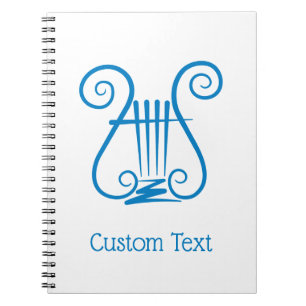 Caderno Espiral Blue Lyre