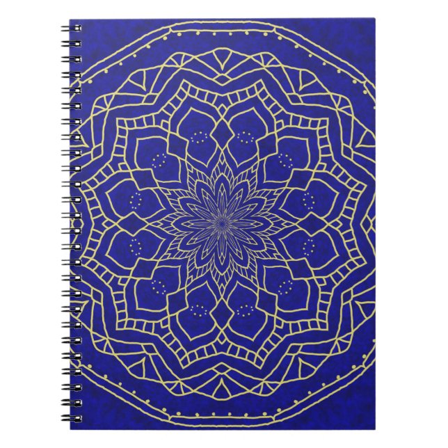 Caderno Espiral Blue Mandala (Frente)