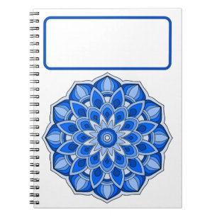 Caderno Espiral Blue Mandala