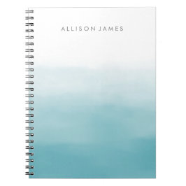 Caderno Espiral Blue Ombre