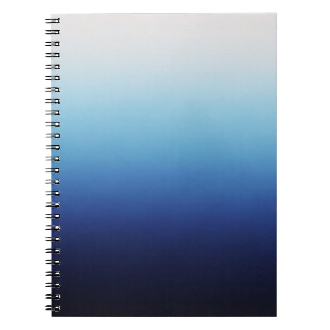 Caderno Espiral Blue Ombre (Frente)