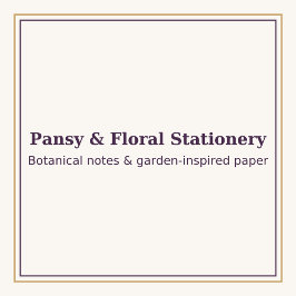 Caderno Espiral Blue Pansy Floral Notebook | Elegant Botanical Jou