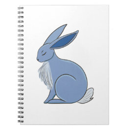 Caderno Espiral Blue Rabbit