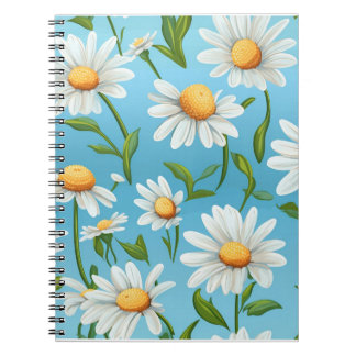 Caderno Espiral Blue Sky Daisy Spiral Notebook