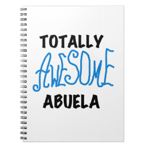 Caderno Espiral Blue Totalmente Incrível Abuela Gifts