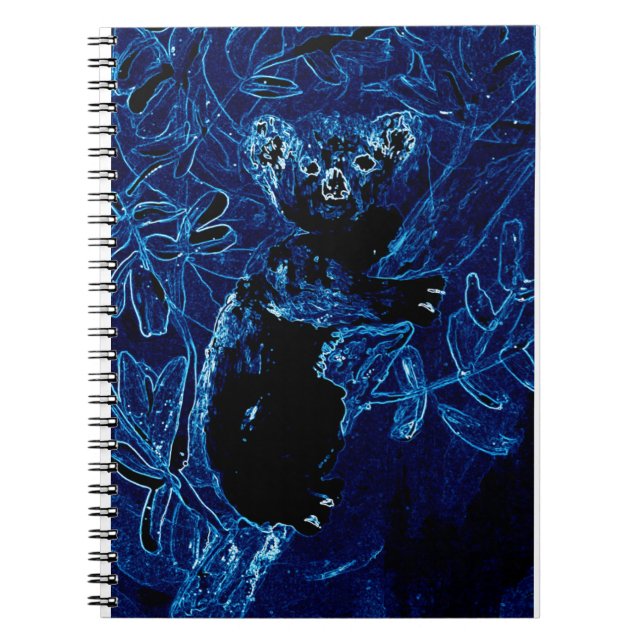 Caderno Espiral Blue Tree Koala Bear (Frente)