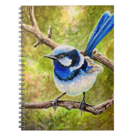 Caderno Espiral Blue Wren -