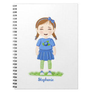 Caderno Espiral Blueberry Birthday