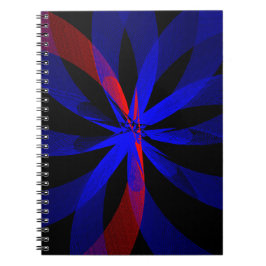 Caderno Espiral Blueberry Color Center Geometric Spiral Notebook