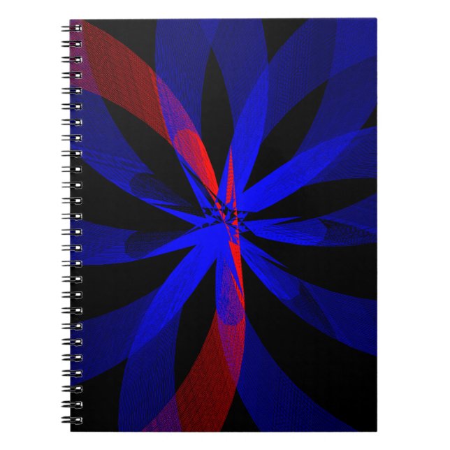 Caderno Espiral Blueberry Color Center Geometric Spiral Notebook (Frente)