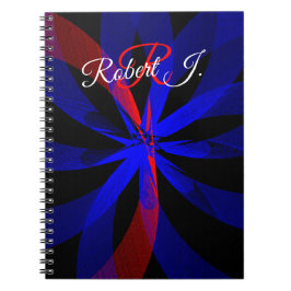 Caderno Espiral Blueberry Color Center Geometric Spiral Notebook