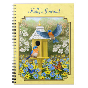 Caderno Espiral Bluebird e Amarelo redondo
