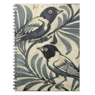 Caderno Espiral Bluebirds (w/c no papel)