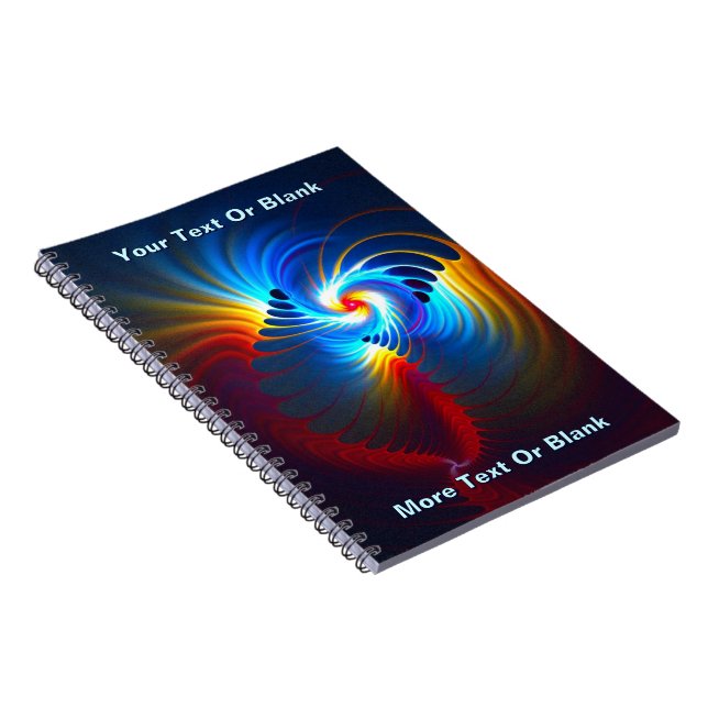 Caderno Espiral Blueshift gravitacional (Lado Direito)