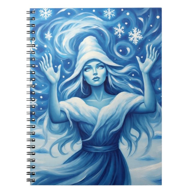 Caderno Espiral BlueWinterWitch  (Frente)