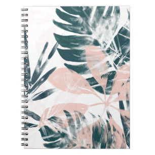 Caderno Espiral Blush tropical