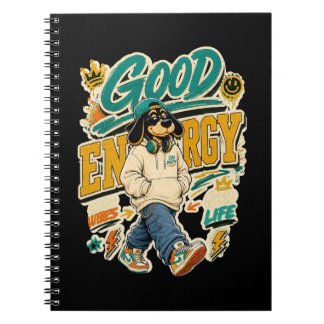 Caderno Espiral Boa Energia Vibrações Positivas