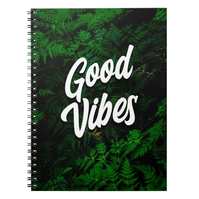 Caderno Espiral Boas Vibes Inspiradas na Natureza (Frente)