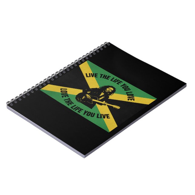 Caderno Espiral Bob Marley Notebook (Left Side)