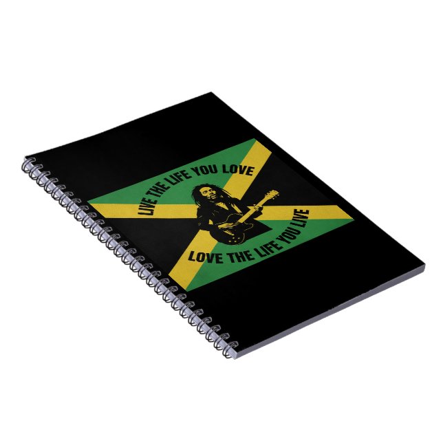 Caderno Espiral Bob Marley Notebook (Lado Direito)