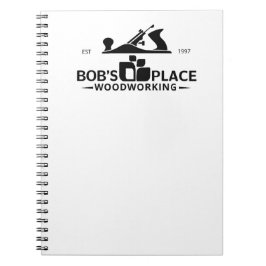 Caderno Espiral Bob's Place Woodworking Spiral Photo Notebook