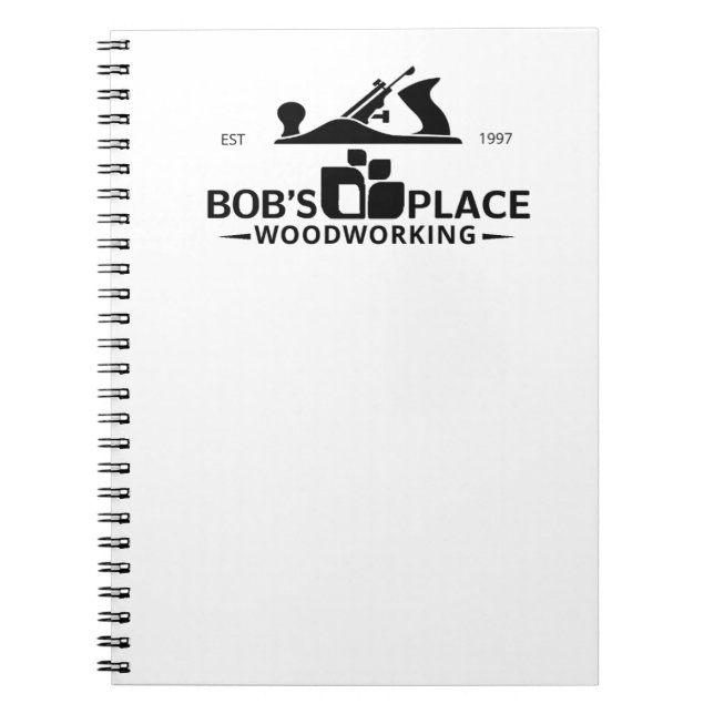 Caderno Espiral Bob's Place Woodworking Spiral Photo Notebook (Frente)