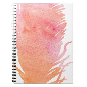 Caderno Espiral Boca-rosa-de-couro-de-água