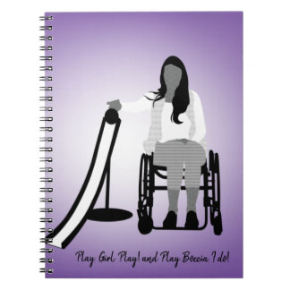 Caderno Espiral Boccia Girl with Ramp Notebook