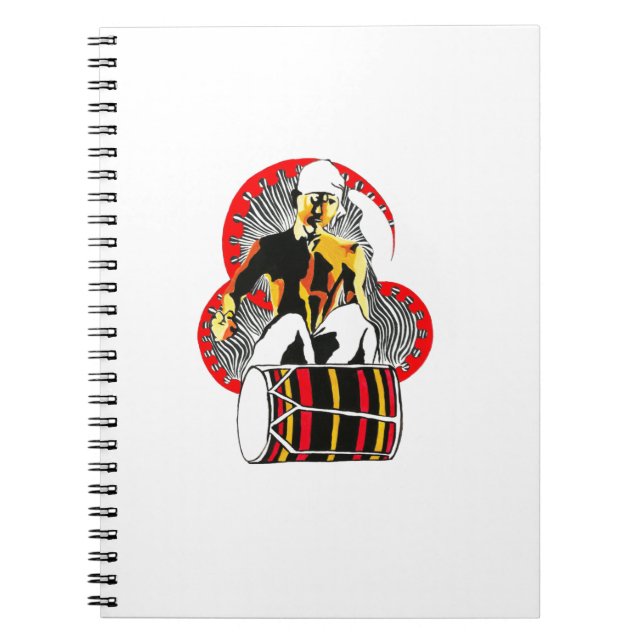 Caderno Espiral Boduberu Drummer (Frente)