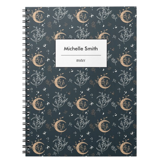 Caderno Espiral Boêmia Mística Personalizada (Frente)