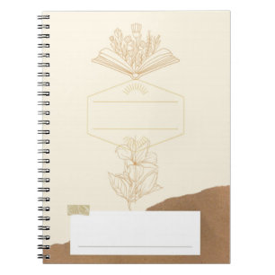 Caderno Espiral Boho