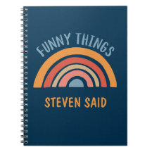 Boho Arco-íris Coisas Engraçadas que Meu Filho Dis