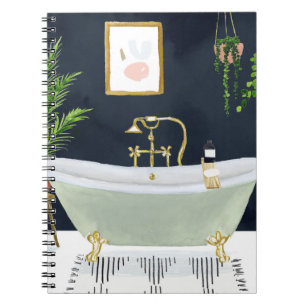 Caderno Espiral Boho Bath I