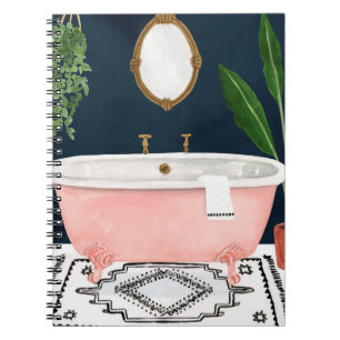 Caderno Espiral Boho Bath II