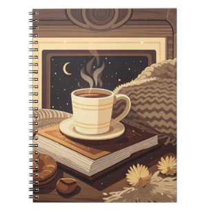 Caderno Espiral Boho Cozy Night - Celebre as noites confortáveis