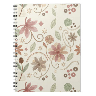 Caderno Espiral Boho Floral