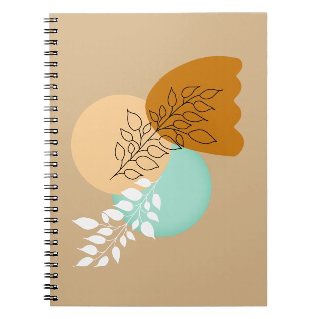 CADERNO ESPIRAL BOHO MINIMALISTA SAI (Frente)