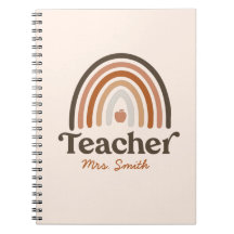 Boho Modern Rainbow Apple - Professor Personalizad