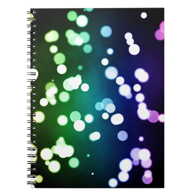 Caderno Espiral Bokeh (Frente)