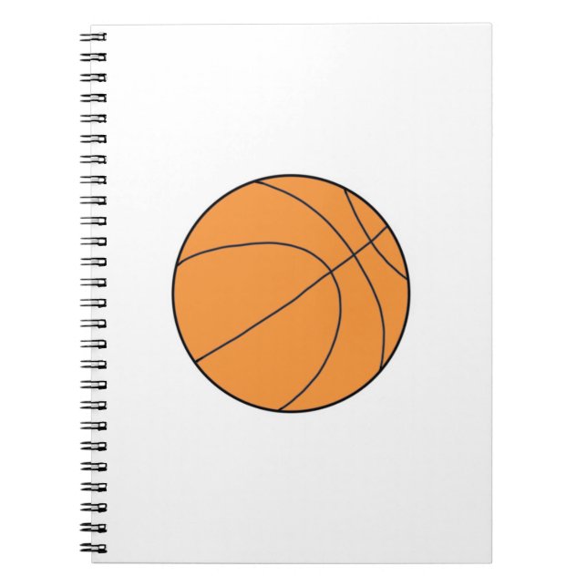 Caderno Espiral Bola de Basquete (Frente)