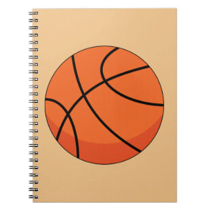 Caderno Espiral Bola de Basquete de Desenho Animado