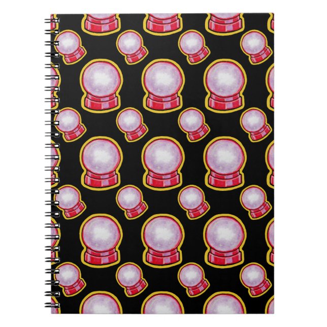 Caderno Espiral Bola de Cristal Pastel (Frente)