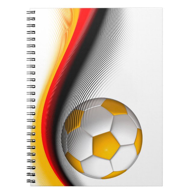 Caderno Espiral Bola de futebol (Frente)