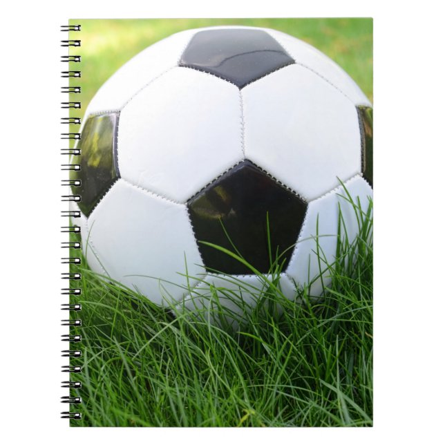 Caderno Espiral Bola de futebol clássica (Frente)